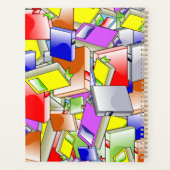 Boeken lezen Patroon Wallpaper Planner (Achterkant)