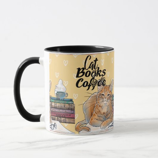 Boeken lezen Schattige Cats Coffee Mok (Links)