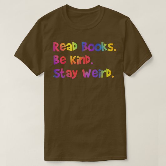 Boeken lezen t-shirt (Design voorkant)