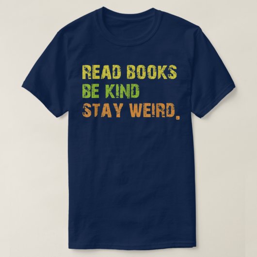 Boeken lezen t-shirt (Design voorkant)