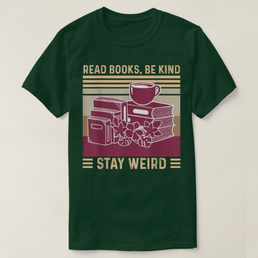 Boeken lezen t-shirt (Design voorkant)