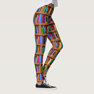 Boeken Library Bookshelf Kleurrijk leespatroon Leggings