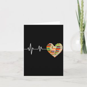 Boeken Liefhebben Hartslag Hart Boekliefhebber Boe Kaart