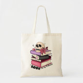 boeken liefhebber Valentijnsdag Canvas tas, Grappi Tote Bag (Voorkant)
