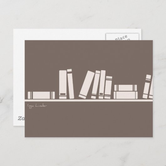 Boeken liefhebbers! briefkaart (Voorkant / Achterkant)