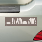 Boeken liefhebbers! bumpersticker (Op auto)