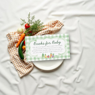 Boeken Lokaal Geteelde Spruit Groente Markt Baby S Informatiekaartje