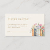 Boeken Luier Raffle Behuizing Kaart (Voorkant)