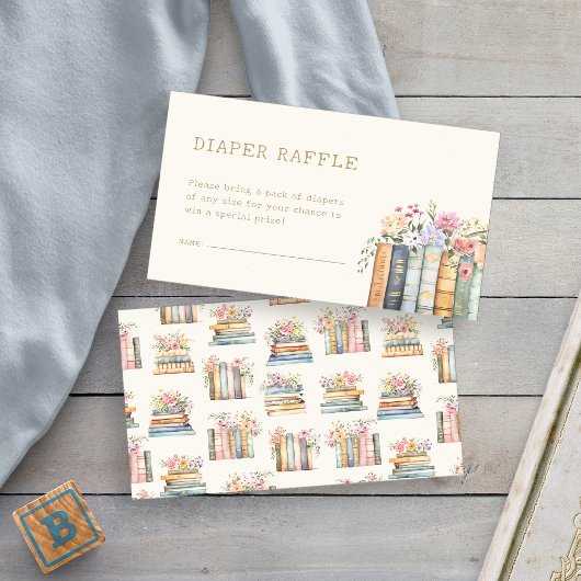 Boeken Luier Raffle Bijgevoegde kaart
