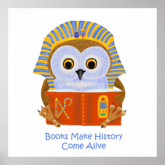 Boeken maken geschiedenis live poster