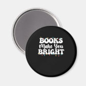 Boeken maken je helder kerstmis lezen magneet (Voorkant / Achterkant)