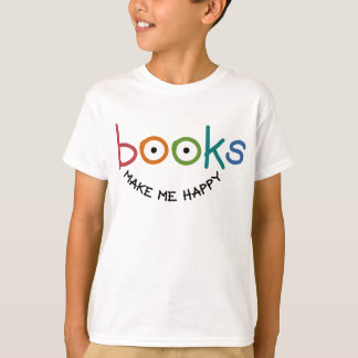 Boeken maken me gelukkig t-shirt