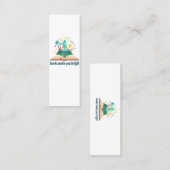 Boeken maken u helder mini visitekaartje (Voorkant / Achterkant)