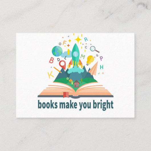 Boeken maken u helder visitekaartje (Achterkant)