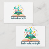 Boeken maken u helder visitekaartje (Voorkant / Achterkant)