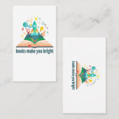 Boeken maken u helder visitekaartje (Voorkant / Achterkant)