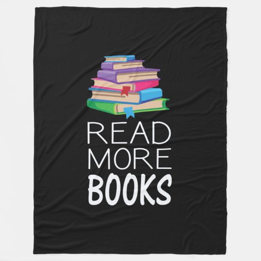 Boeken - Meer boeken lezen Fleece Deken (Voorkant)