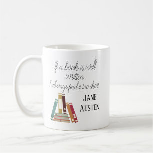 Boeken met Austen-Mok Koffiemok