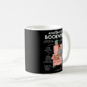 Boeken met bladwijzer lezen koffiemok (Voorkant rechts)