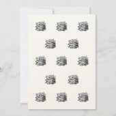  boeken met bloemen, zwart en wit kaart (Achterkant)