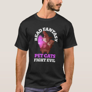 Boeken met boksbokskoekjes Fantasy Wizard Ma T-shirt
