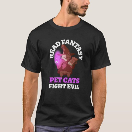Boeken met boksbokskoekjes Fantasy Wizard Ma T-shirt (Voorkant)
