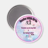 Boeken met Brie ronde magneet (Voorkant / Achterkant)