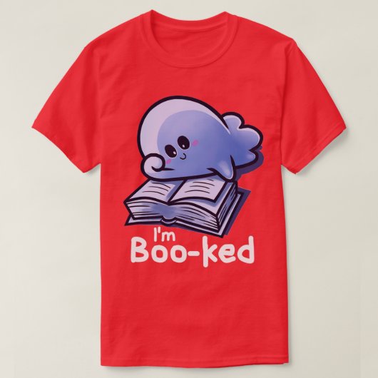 Boeken met geankerde Ghost Leading Book Ghosts Hal T-shirt (Design voorkant)
