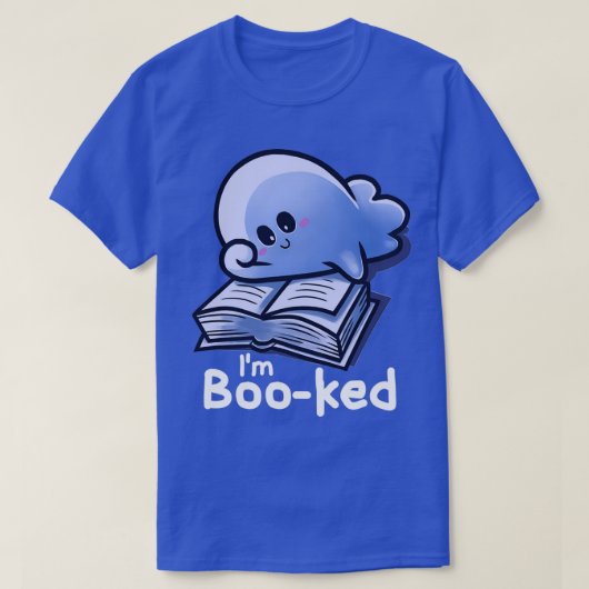 Boeken met geankerde Ghost Leading Book Ghosts Hal T-shirt (Design voorkant)