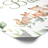 Boeken met groene bosjes voor Baby Tabletop Poster (Hoek)