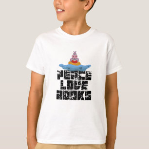 Boeken met leescadeau t-shirt