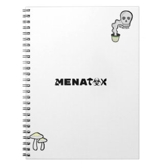 Boeken met Menatox logo Notitieboek