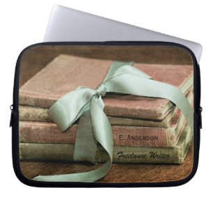  boeken met Mint Ribbon Freelance Writer Laptop Sleeve