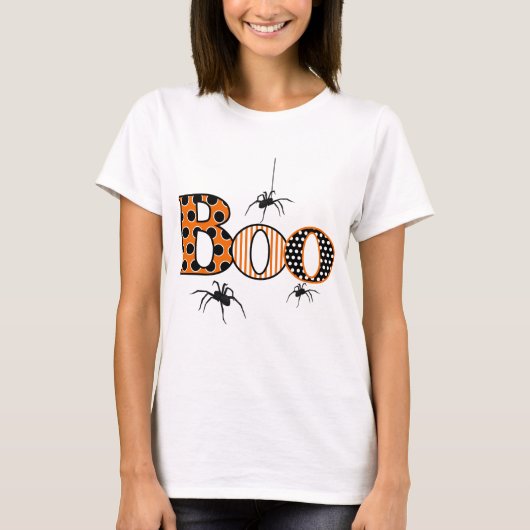 Boeken met Spinnen Halloween T-shirt (Voorkant)
