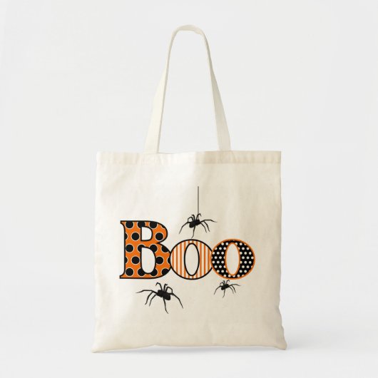 Boeken met Spinnen Halloween Tote Bag (Voorkant)