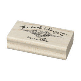 Boeken met zeeschelpen Dit boek behoort tot Rubberstempel