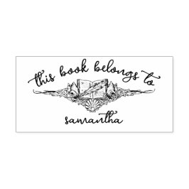 Boeken met zeeschelpen Dit boek behoort tot Self-i Zelfinktende Stempel