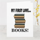 Boeken mijn eerste liefde Boeken Kaart (Gele Bloem)