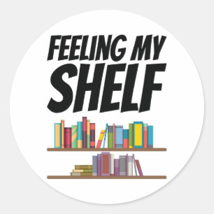 Boeken - Mijn schuilplaats voorzien Ronde Sticker