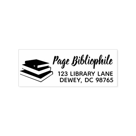 Boeken Naam Retouradres Stempel Docent Bibliotheca (Afrduk)