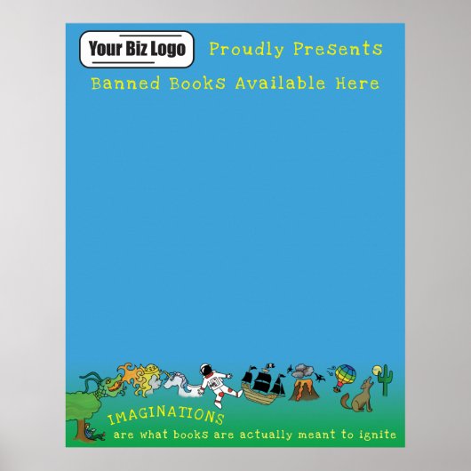 Boeken negeren illusies poster (Voorkant)