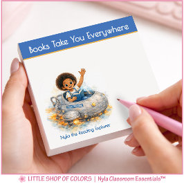 Boeken nemen je overal mee Persoonlijke cadeaus vo Post-it® Notes