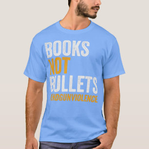 Boeken niet kogels t-shirt