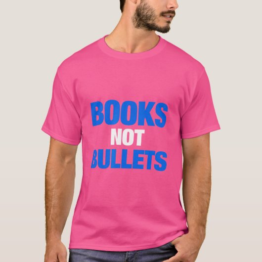 Boeken Niet Kogels T Shirt Anti Pistool Protest T- (Voorkant)