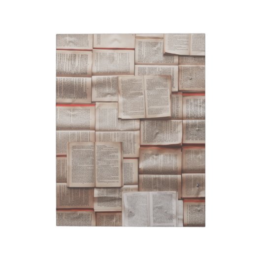 boeken notitieblok (Linkerzijde)