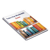 Boeken Notities voor Bookclub Monogrammed Notitieboek (Rechterzijde)