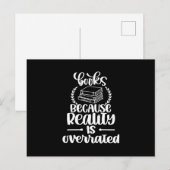 Boeken omdat de Realiteit wordt overschreven Briefkaart (Voorkant / Achterkant)