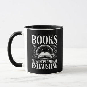 Boeken Omdat Mensen Vermoeiend Lezer Mok