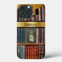 Boeken op bibliotheek Schuif Gepersonaliseerd Case-Mate iPhone Case
