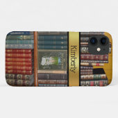 Boeken op bibliotheek Schuif Gepersonaliseerd Case-Mate iPhone Case (Achterkant (horizontaal))